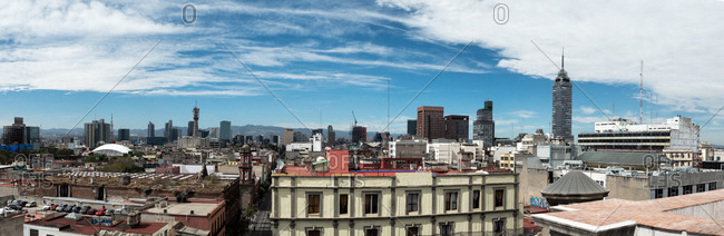 Panoramic view of Mexico City, Mexico