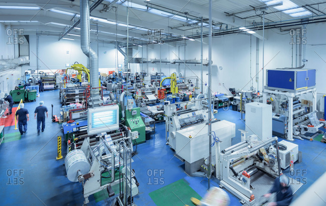 Overview of food packaging printing factory