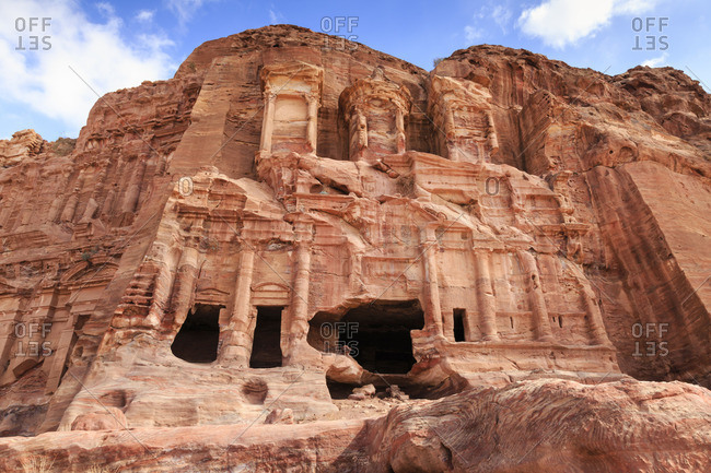 Corinthian Tomb, Royal Tombs, Petra, Jordan, Middle East
