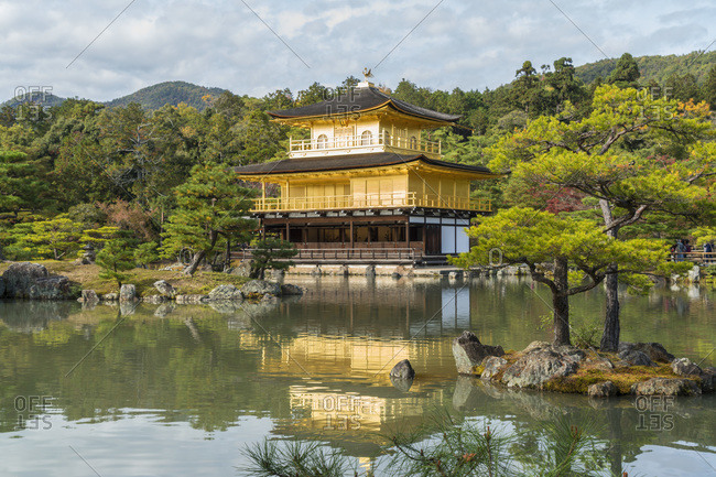 Golden Pavilion at Kinkakuji Temple, Kyoto, Japan