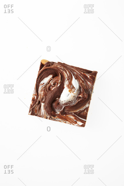 Chocolate marshmallow almond dessert bar