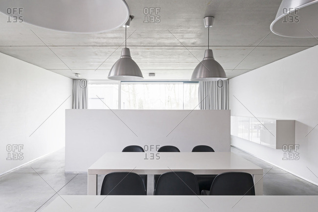 Interior of an architectural firm in Temse, Belgium