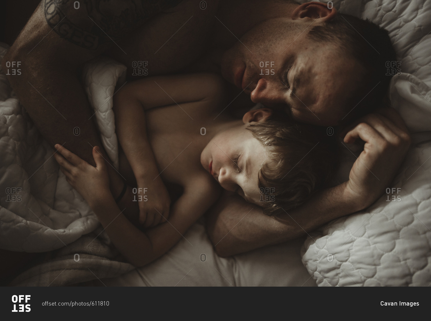 Daddy step- daughter sleeping