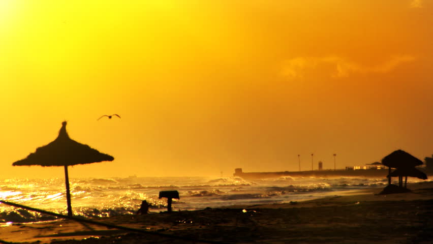 Stormy Beach Sunrise.