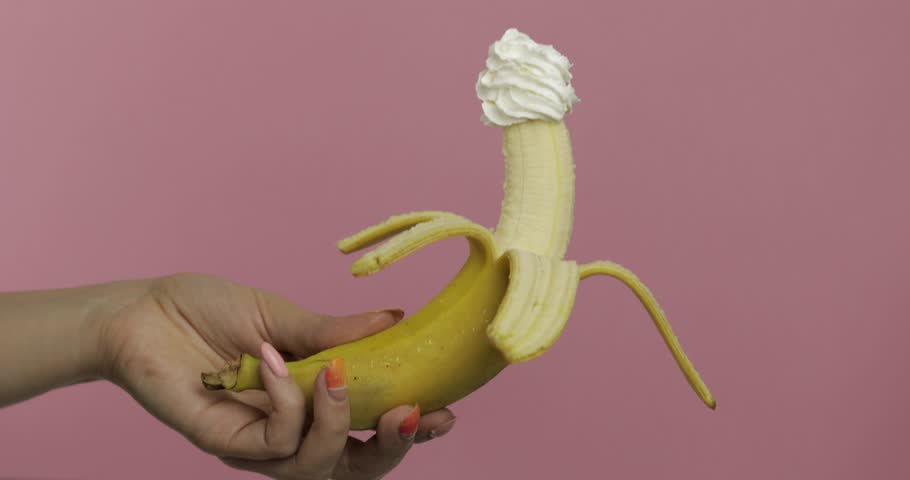 Banana whip cream