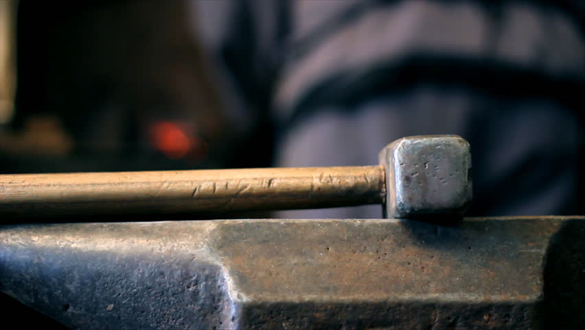 Blacksmith at work