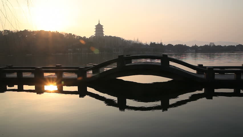 west lake(xihu).hangzhou,China.