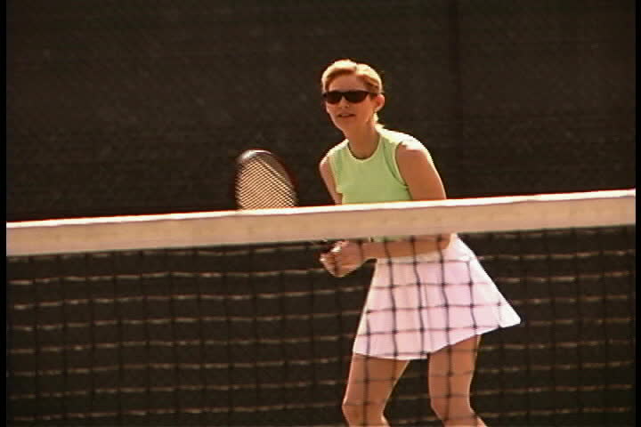 Woman Playing Tennis