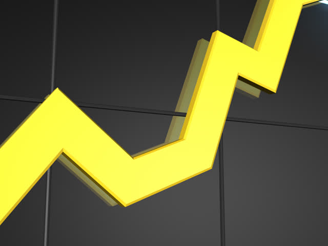 Rising Yellow Line Chart PAL