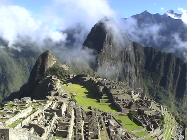 Ancient Inca city of Machu Picchu, Peru.