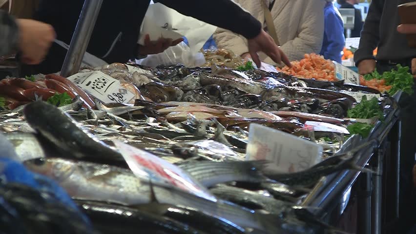 Fish market in Italy