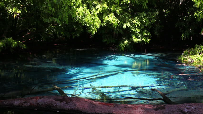 Blue pool in Krabi, Thailand