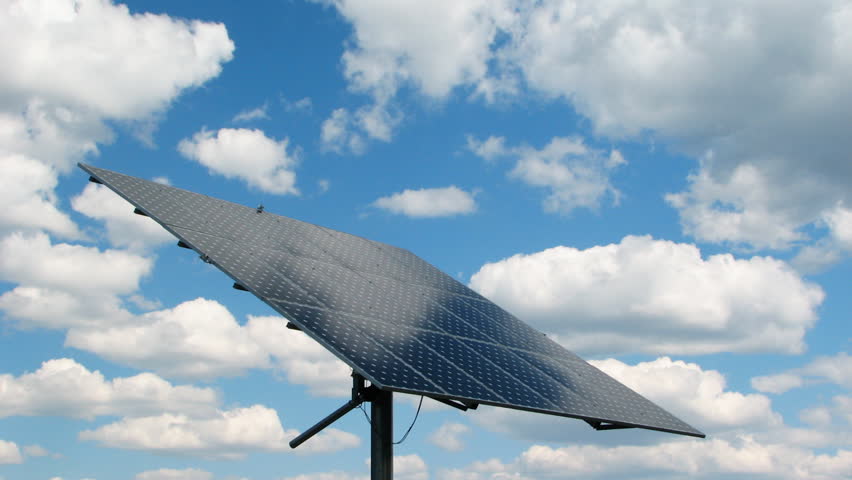 solar power, timelapse