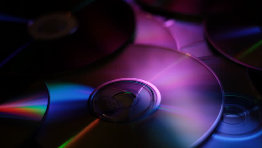 DVD BRDVD CD Media disc reflecting multi colors
