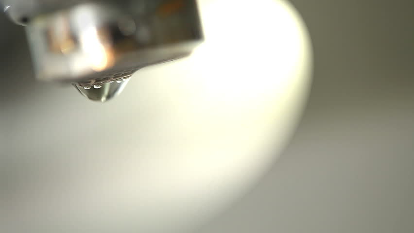 Water dropping. Waste water