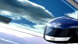 Sky reflection in car glass