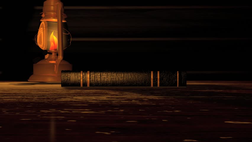 Computer generated animation of an old fairytale storybook opening to green screen. High definition 1080p.