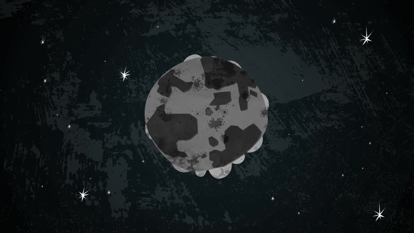Illustrated animation of hands healing a dying earth. High definition 1080p.