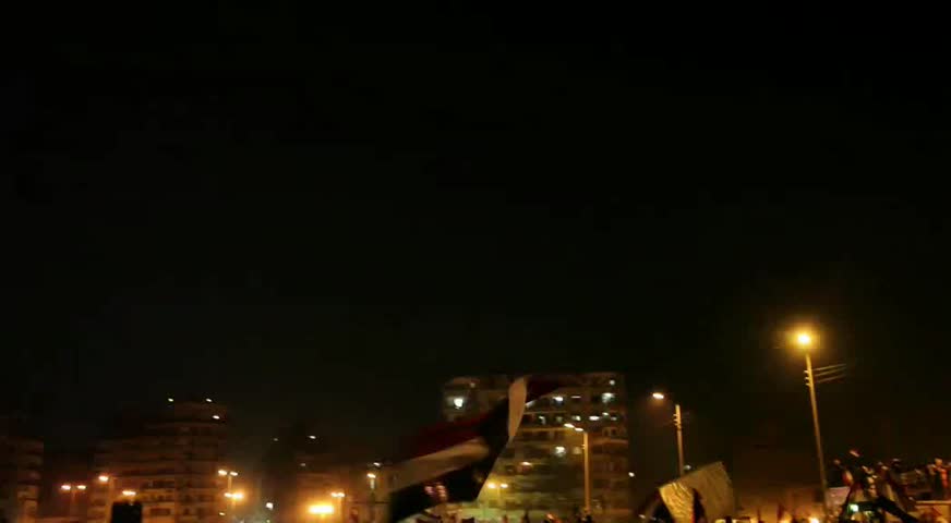 joy after resignation of mubarak in 11/2/2011 