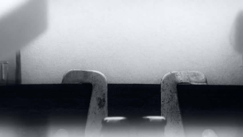 typewriter in close up. the word "SUCCESS" is written
