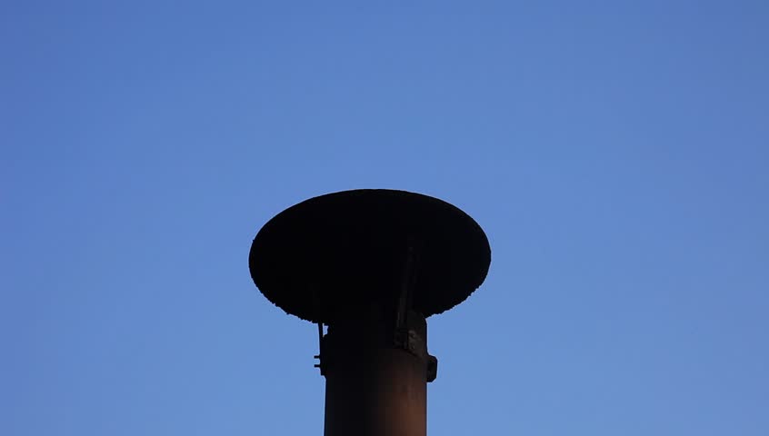 Chimney spewing smoke