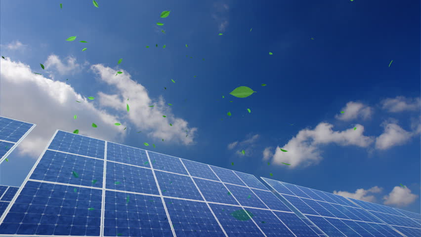 Solar Panels. Silicon Photovoltaic Cell.