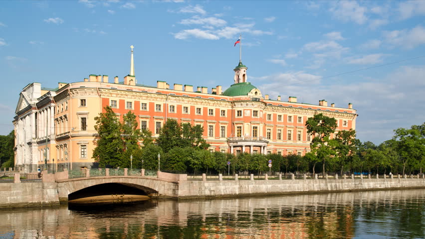 The Mikhailovsky imperial Palace in St. Petersburg, Russia   