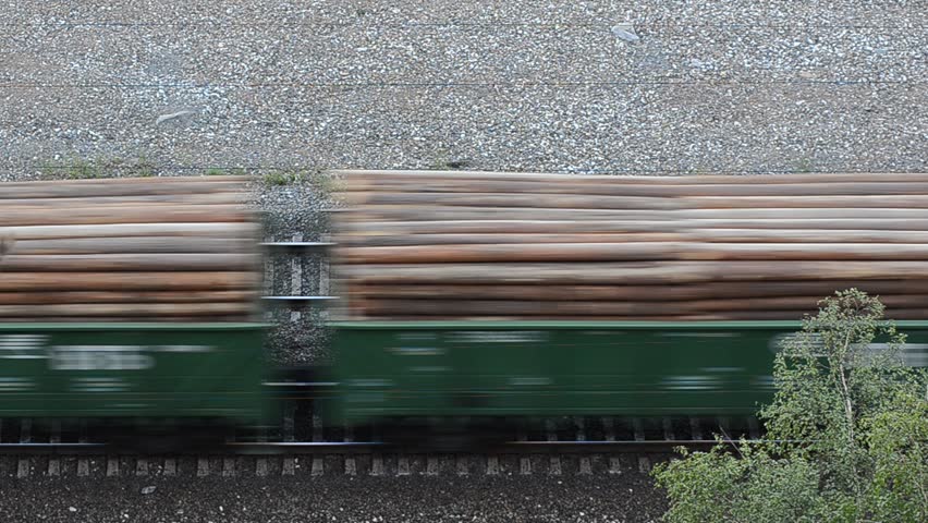Train top view