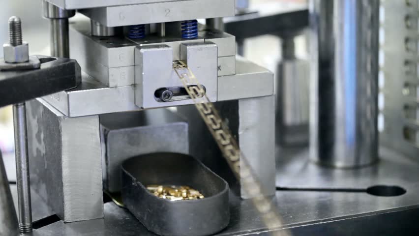 Electro-mechanical press run, product comes from outside