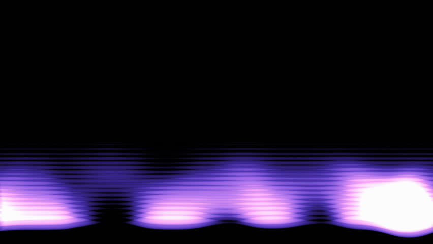 Soft focus auras of white light undulate across a black screen.