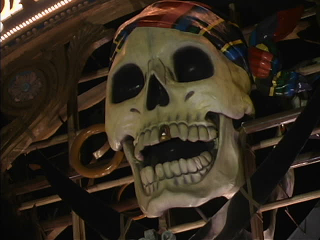 LAS VEGAS, NV - CIRCA 2000: Treasure Island sign circa 2000 in Las Vegas, NV