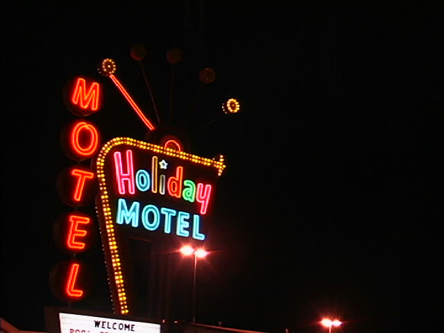 LAS VEGAS, NV - CIRCA 2000: Holiday Motel sign circa 2000 in Las Vegas, NV