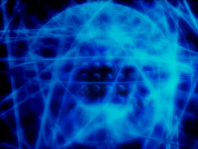 Sphere Of Blue Energetic Light
