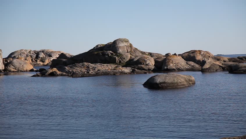 Rocky coast at Verdens Ende, Norway - Full HD