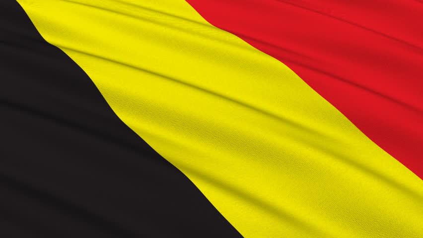 Flag Of Belgium Waving In Stock Footage Video Royalty Free