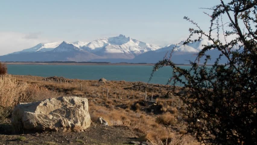 Lake Argentina in the beautiful Andes region of Patagonia.
