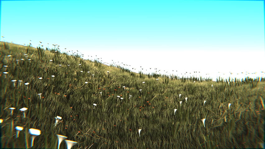CG Meadow 3D animation. Rendered in HD.