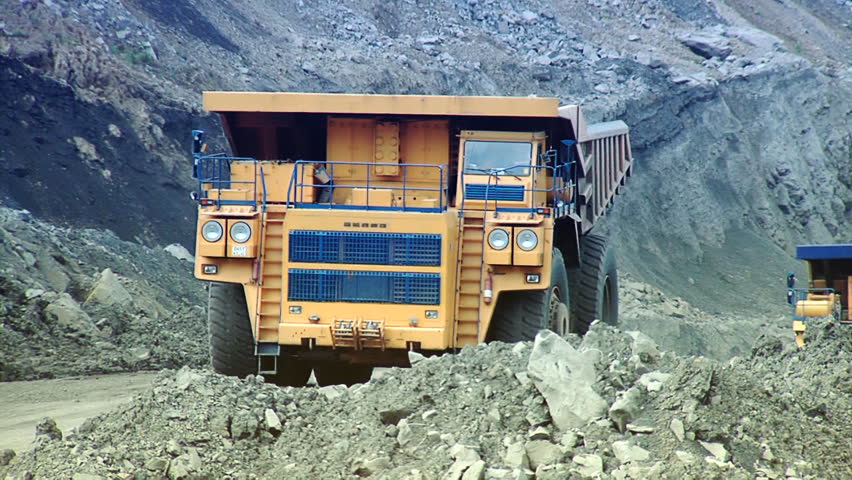 A large multi-ton truck