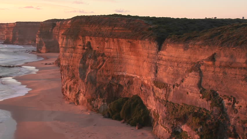 The Twelve Apostles stand off the coast of  Victoria in Australia.