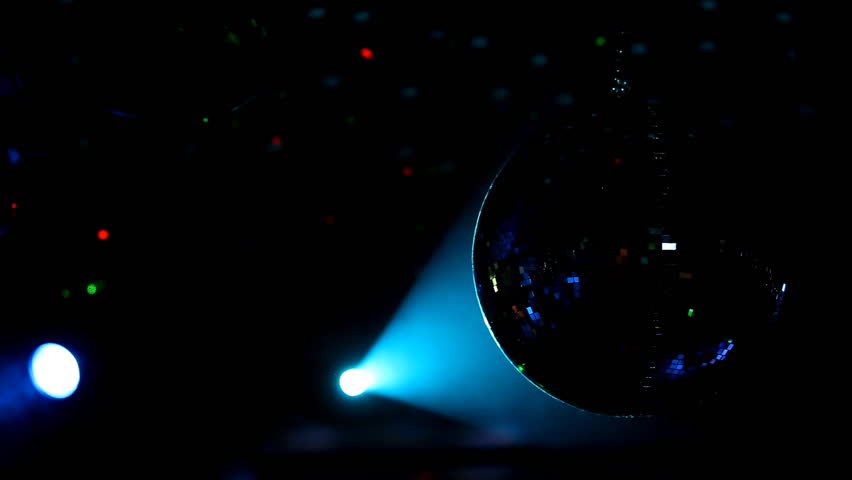 Discoball in the beam of light