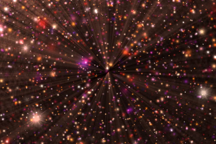 Thousands of Stars rotate in an elegant seamless loop. Heavy radial blur is applied creating a stunning sequence