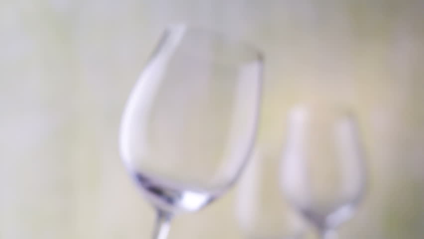 Red wine pouring