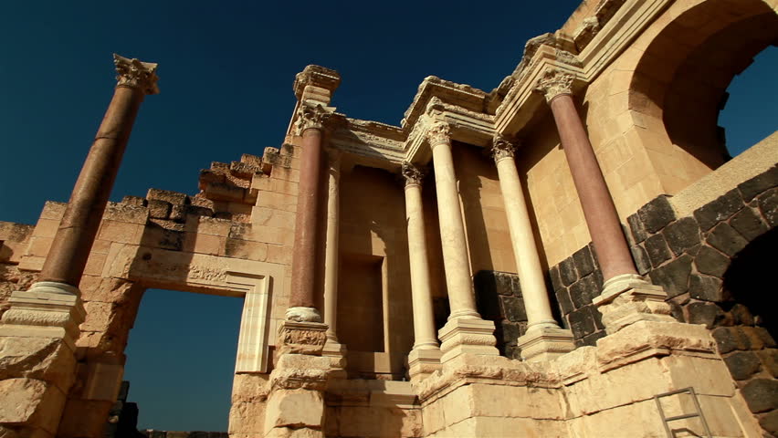 the ruins of Beit She'an in Israel.