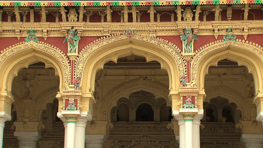 Thirumalai Naicker Palace in Madurai, India