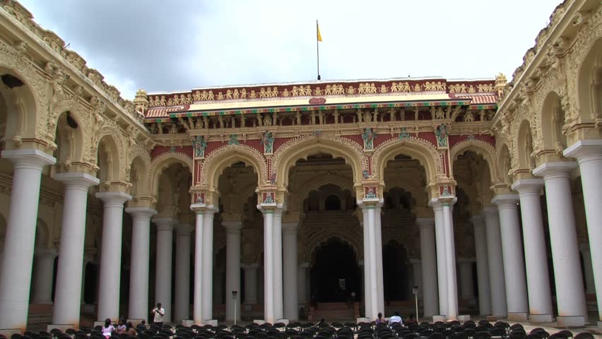 Thirumalai Naicker Palace in Madurai, India