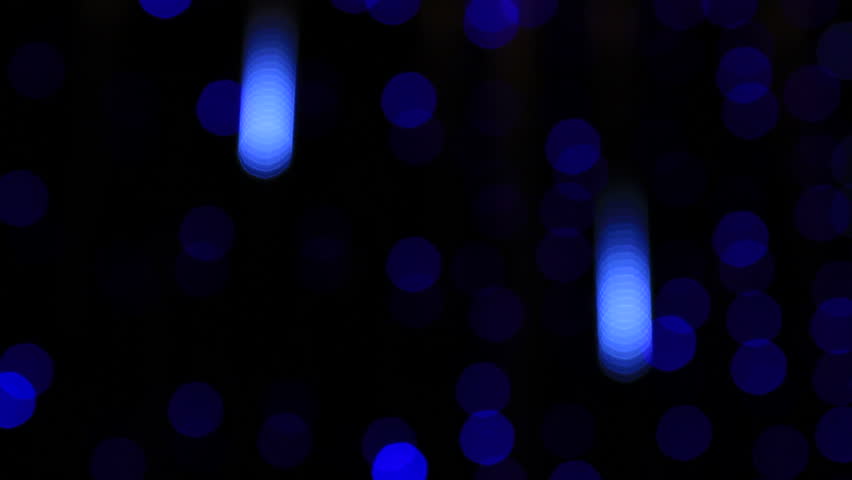 defocused falling light