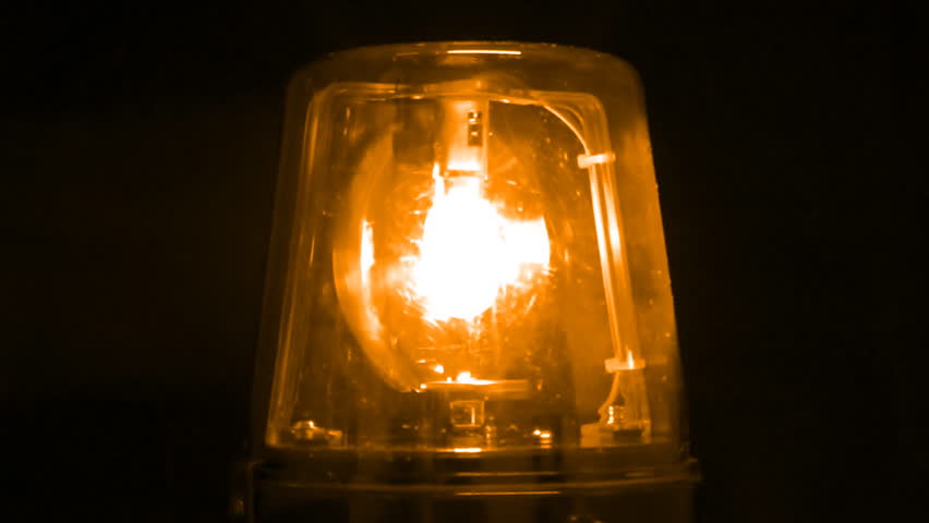 Amber Warning Signal Siren Light