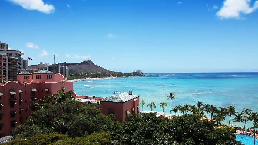 Tropical Beach Resort Paradise - Waikiki, Hawaii