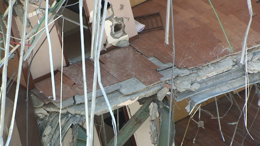 Rubble And Debris After Large Indonesian Earthquake