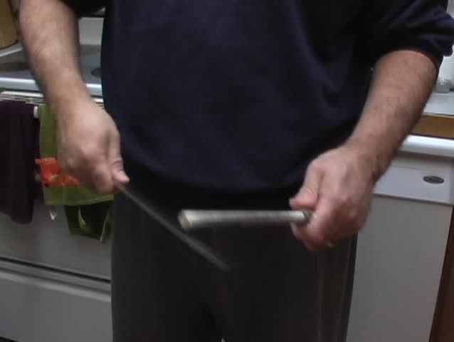 Sharpening a knife